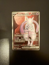 Pokémon TCG Destined Rivals Team Rocket's Mewtwo EX Full Art Card 213/182