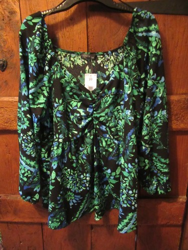 Women black blue - &, green