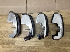 Genuine VW Type 2 camper van Deluxe champagne Late Bay Bumper Overriders x4 Rare