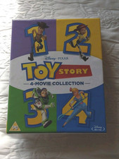 Toy Story 1, 2, 3, 4 (Disney & Pixar 5 Disc Blu-ray Movie, Box Set)
