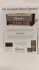 EGNATER GUITAR AMPLIFIERS TOURMASTER 4100 HEAD 11X8.5 - PRINT AD.  6