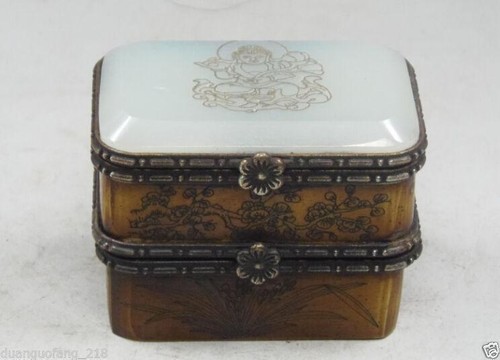 Old chinese handmade bone - old,
