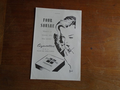 Vintage advert four - four, square