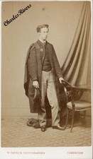 CAMBRIDGE CDV UNIVERSITY MASTER / GRADUATE MORTAR BOARD VICTORIAN FASHION #D3946