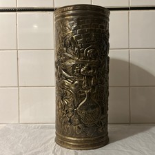 Peerage Embossed Brass Stick