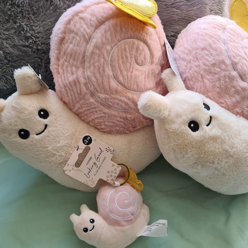 Snail cuddly flush toy - snail,