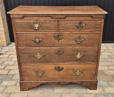 Early 18th Century East Anglian Oak Chest Of Drawers