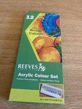 Reeves acrylic paint colour - reeves,