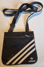 Adidas Originals Vintage REKORD crossbody Shoulder Bag Black