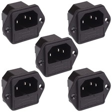 C14 iec fused inlet socket - x,