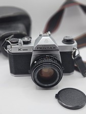 Asahi Pentax K1000 SLR with Pentax SMC 50mm f/2 Lens & Case – Mint Condition