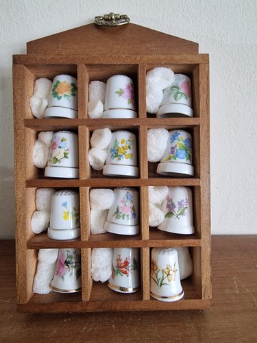 Flower themed thimbles in - flower,