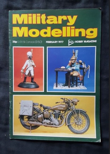 Military modelling feb 1977 - military,
