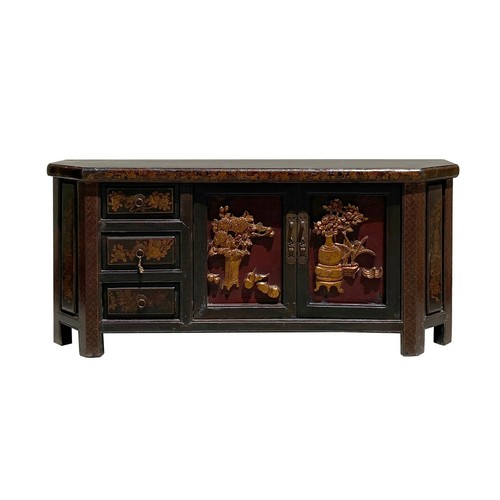 Chinese distressed brown - chinese,