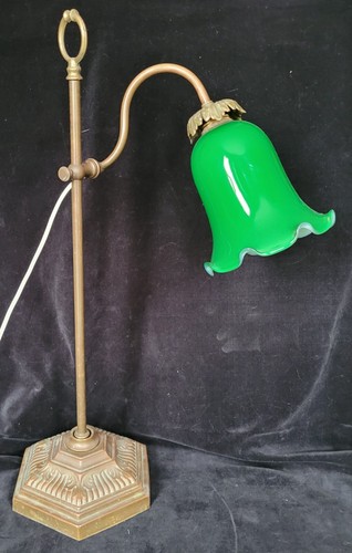 Vintage brass swan neck