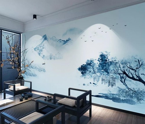 Mountain painting b9415 - mountain,