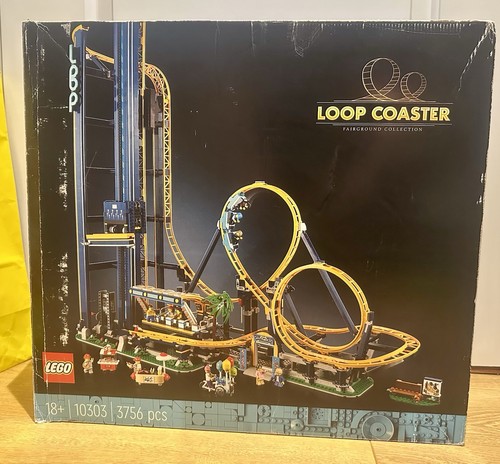 Lego loop roller coaster - lego,