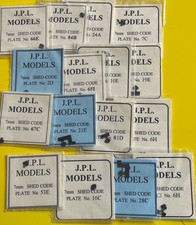 O GAUGE SHED CODE PLATE