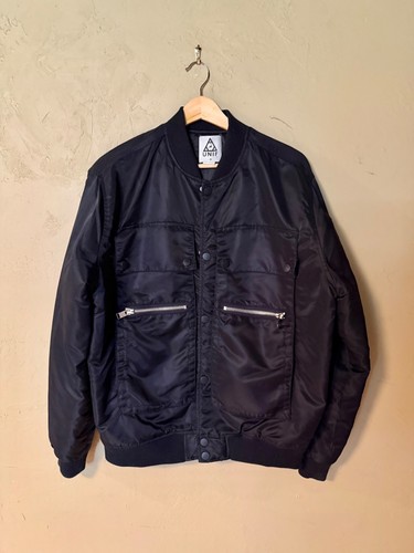 Unif black bomber - jacket, size