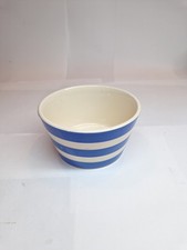 TG Green Cornishware Sugar Bowl – Blue & White – Vintage 'Cloverleaf' – VGC