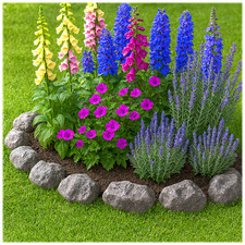 14 Piece Stone Garden Edging