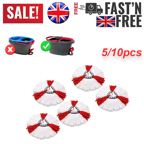 5pcs spin mop heads - spin, heads-compatible