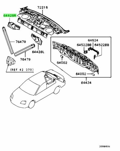 Panel seat back support - rr,