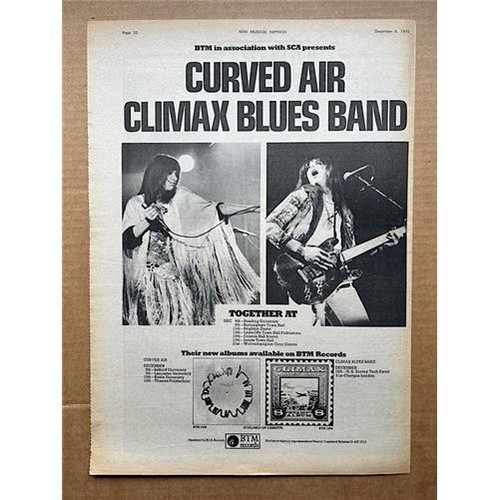 Curved air climax - blues, band