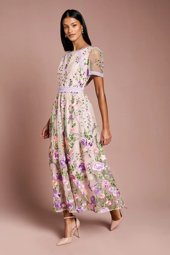 Coast blush midi - midi, dress