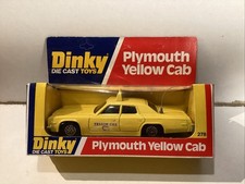Dinky 278 Plymouth Yellow Cab