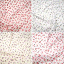 Polycotton Fabric Roses