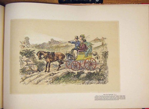 Old antique print town - print,