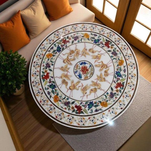 Marble inlay coffee - marble,