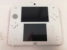 Nintendo 2DS Console White Red with Case - Cracked Screens - Spears/Repairs