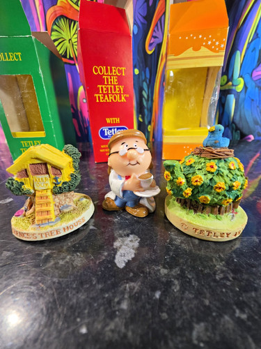 Vintage tetley tea folk - vintage,