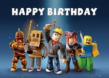 Blue Birthday Banner
