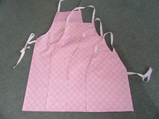 Pink pvc aprons sizes - pvc,