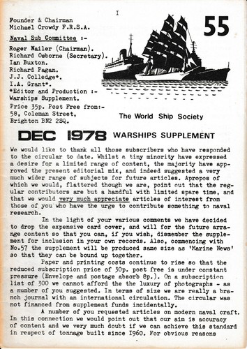 World ship society - ship,