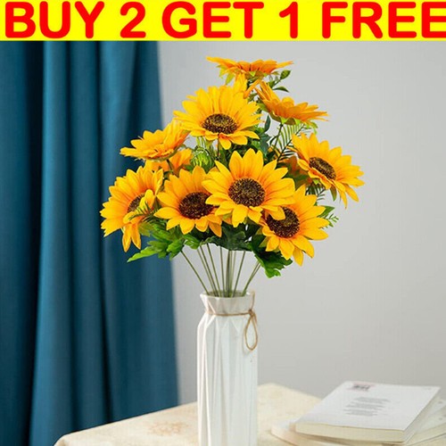 Heads artificial sunflowers - 7,