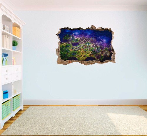 Fortnite map 7wall art - fortnite,