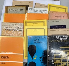 12 Pocket Scores Hawkes Boosey eulenburg bbc Mozart Beethoven Weber Hindemith 