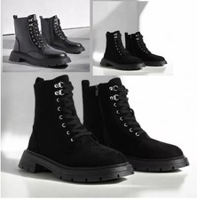 Women's Black Wide Fit Ankle