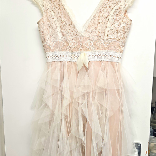 Women beige floral lace - women’s,