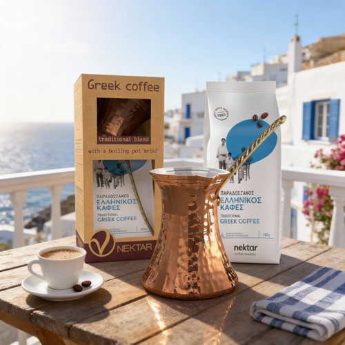 Greek coffee traditional - greek,