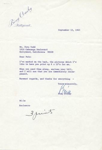 Bing crosby typed - crosby,