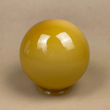 Glass Lamp Shade Amber Yellow