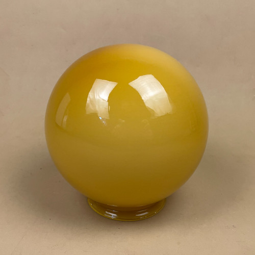 Glass lamp shade - shade, yellow