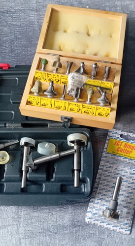 Hinge cutter router set and - router,