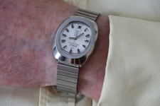 Enicar Saturn Matic Day Date Automatic Steel Watch – 1982, Swiss Made, Very G...