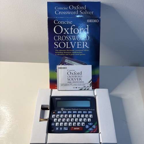 Seiko concise oxford crossword - concise,
